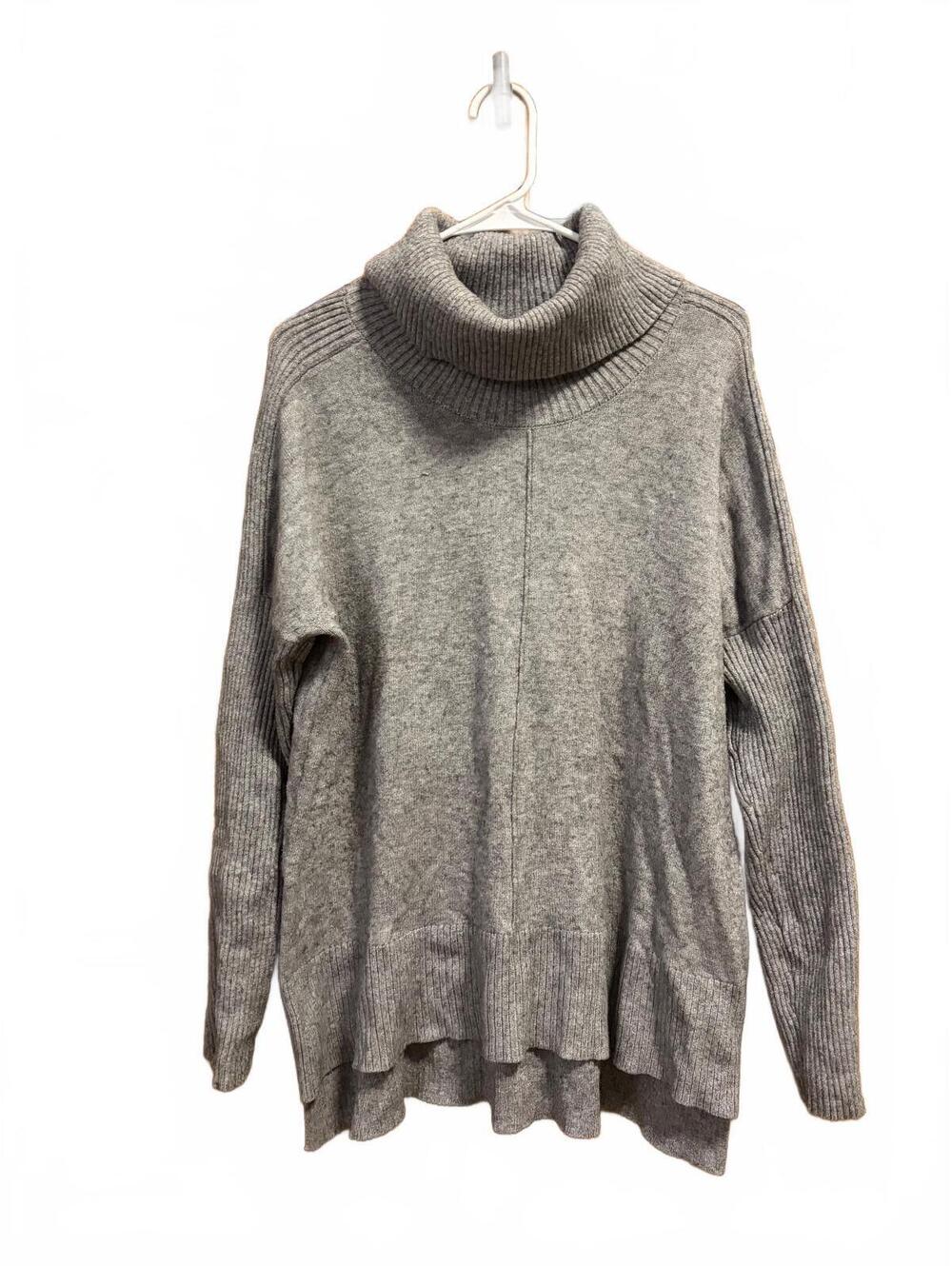 Cable & Gauge Gray Turtleneck Sweater XL